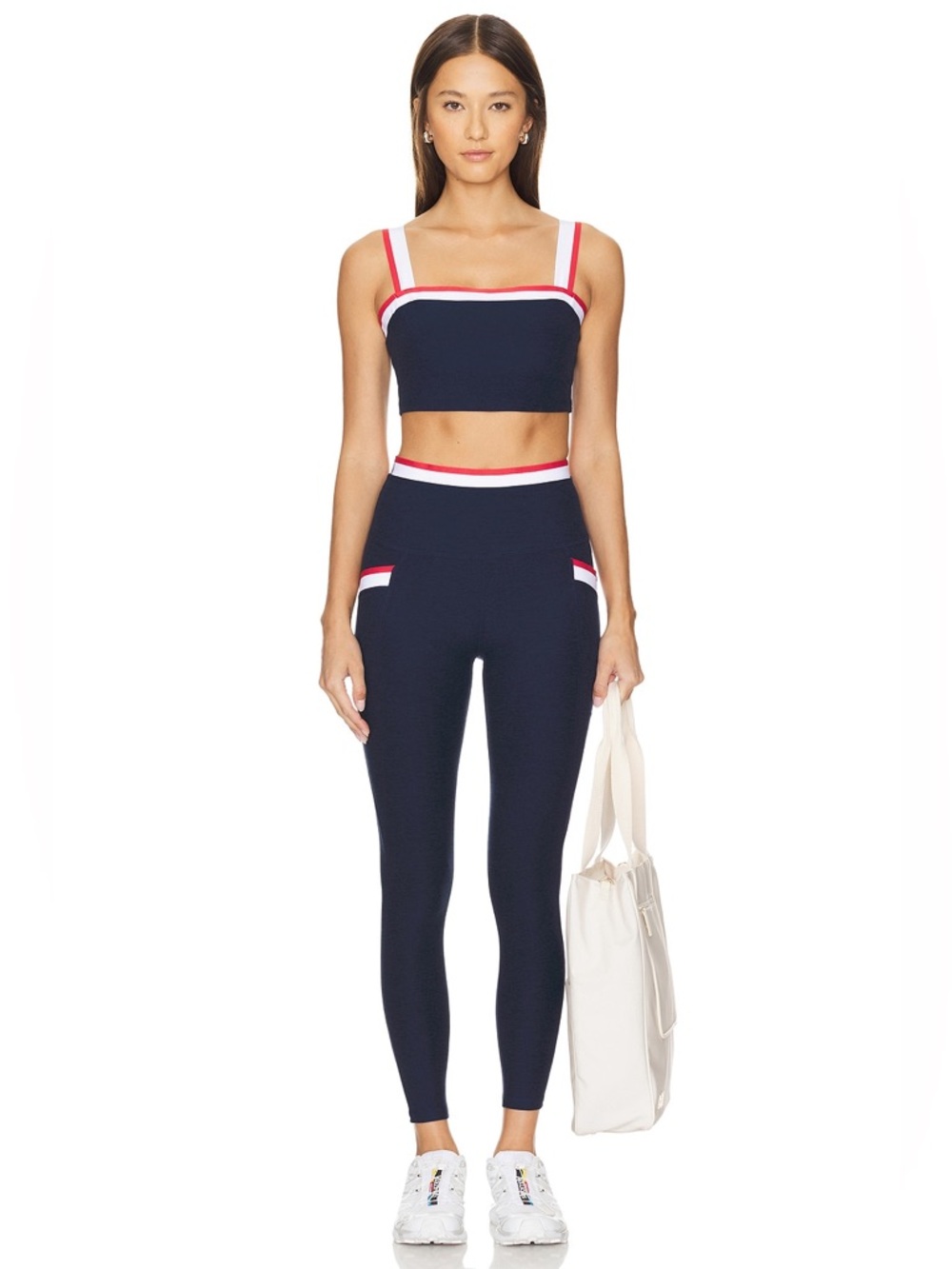 Spacedye Sea You There High Cropped Tank in Nocturnal
Navy -